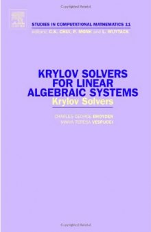 Krylov solvers for linear algebraic systems