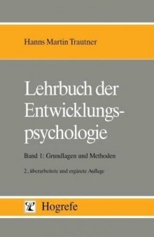 Lehrbuch der Entwicklungspsychologie