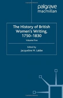 The History of British Women's Writing, 1750-1830: Volume Five