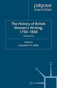 The History of British Women’s Writing, 1750–1830