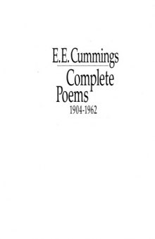 Complete poems 1904 - 1962 ; containing all the published poetry