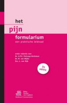 Het Pijn Formularium: een praktische leidraad