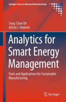 Analytics for Smart Energy Management: Tools and Applications for Sustainable Manufacturing