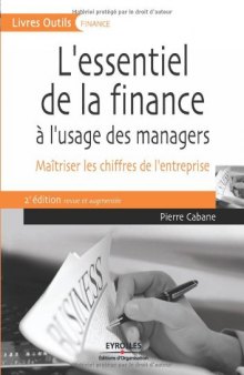 L'essentiel de la finance à l'usage des managers