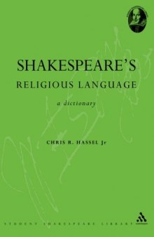 Shakespeare's Religious Language: A Dictionary