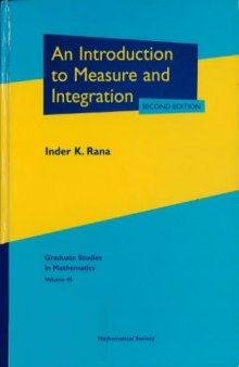 An introduction to measure and integration