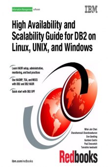 High Availability and Scalability Guide for DB2 on Linux, Unix, and Windows: international technical support organization, September 2007