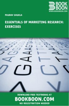 Marketing Research  Exercises