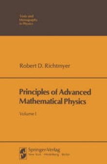 Principles of Advanced Mathematical Physics