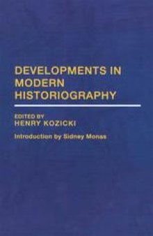 Developments in Modern Historiography
