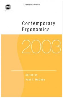 Contemporary Ergonomics 2003