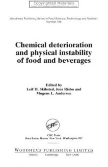 Chemical deterioration and physical instability of food and beverages