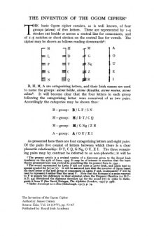  26 Ériu The Invention of the Ogom Cipher