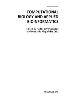 Computational Biology and Applied Bioinformatics  