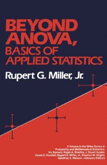 Beyond ANOVA, Basics of Applied Statistics (Wiley Series in Probability and Statistics)  