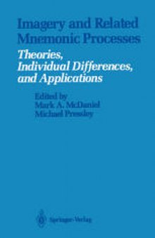 Imagery and Related Mnemonic Processes: Theories, Individual Differences, and Applications