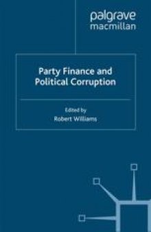 Party Finance and Political Corruption
