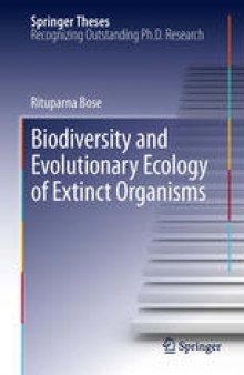 Biodiversity and Evolutionary Ecology of Extinct Organisms