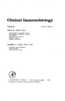 Clinical immunobiology