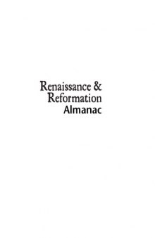 Renaissance and Reformation, Almanac, Volume 2