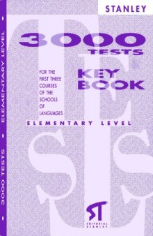 3000 Keys Tests (Spanish Edition)