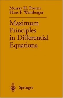 Maximum principles in differential equations