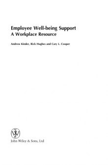 Employee Well-being Support : a Workplace Resource