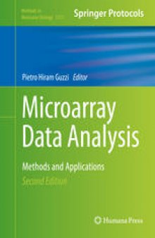 Microarray Data Analysis: Methods and Applications