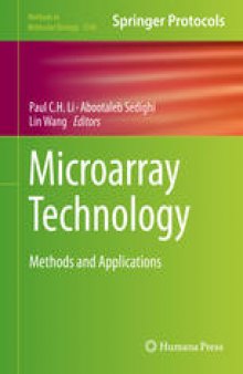 Microarray Technology: Methods and Applications