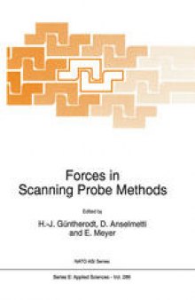 Forces in Scanning Probe Methods