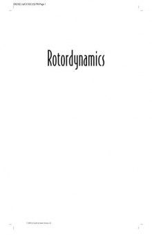 Rotordynamics (Dekker Mechanical Engineering)