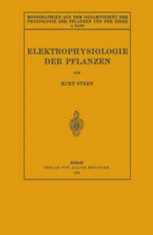 Elektrophysiologie der Pflanzen