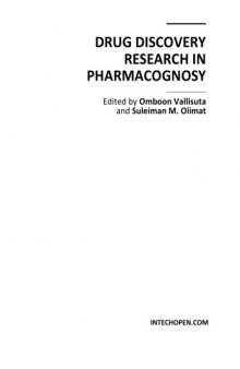 Drug Discovery Research in Pharmacognosy