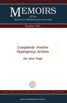 593 Completely Positive Hypergroup Actions