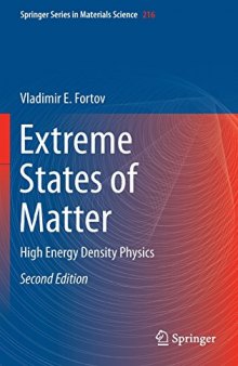 Extreme States of Matter: High Energy Density Physics