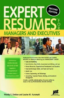 Expert Resumes for Managers And Executives (Expert Resumes)