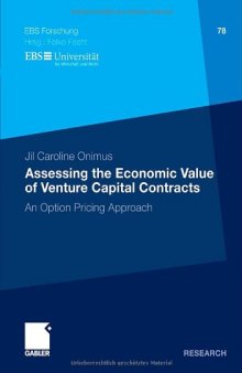 Assessing the Economic Value of Venture Capital Contracts