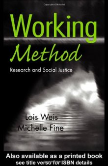Working Method: Research and Social Justice (Critical Socialthought)