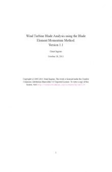 Wind Turbine Blade Analysis using the Blade Element Momentum Method.