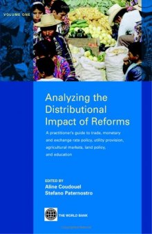 Analyzing the Distributional Impact of Reforms, Vol.1