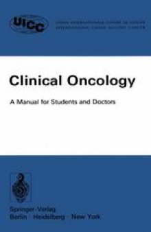 Clinical Oncology: A Manual for Students and Doctors