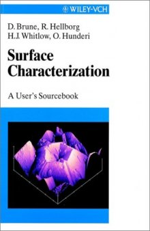 Surface Characterization: A User's Sourcebook