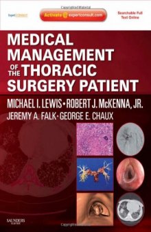 Medical Management of the Thoracic Surgery Patient