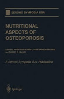 Nutritional Aspects of Osteoporosis: A Serono Symposia S.A. Publication