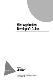 Borland Jbuilder 9 - Web Application Developer S Guide