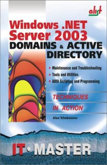 Windows .NET Domains & Active Directory