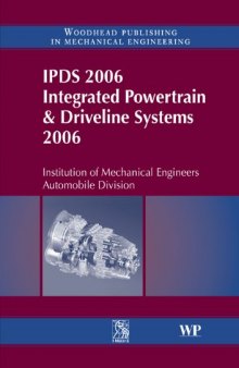 IPDS 2006 Integrated Powertrain and Driveline Systems 2006
