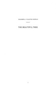 THE BEAUTIFUL TREE: Indigenous Indian Education in the Eighteenth Century  