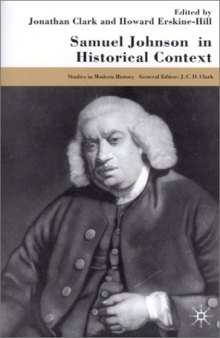 Samuel Johnson in Historical Context (Studies in Modern History)
