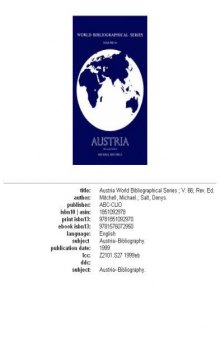 Austria: Revised Edition